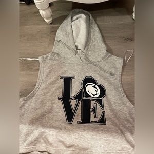 Cut off sleeves with hood PSU